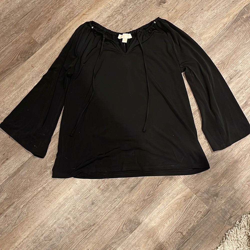 Womens Michael Kors black blouse new with tags